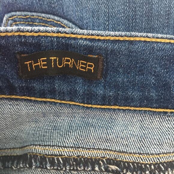 Genetic Distressed Cuffed Denim Shorts 27 - Picture 6 of 7